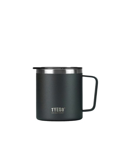 Tyeso Silviya Mug Vakumlu Paslanmaz Çift Duvarlı Termal Kapaklı 400ML