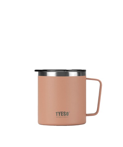 Tyeso Silviya Mug Vakumlu Paslanmaz Çift Duvarlı Termal Kapaklı 400ML